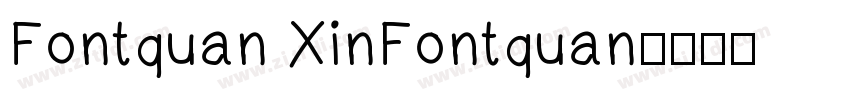 Fontquan XinFontquan字体转换